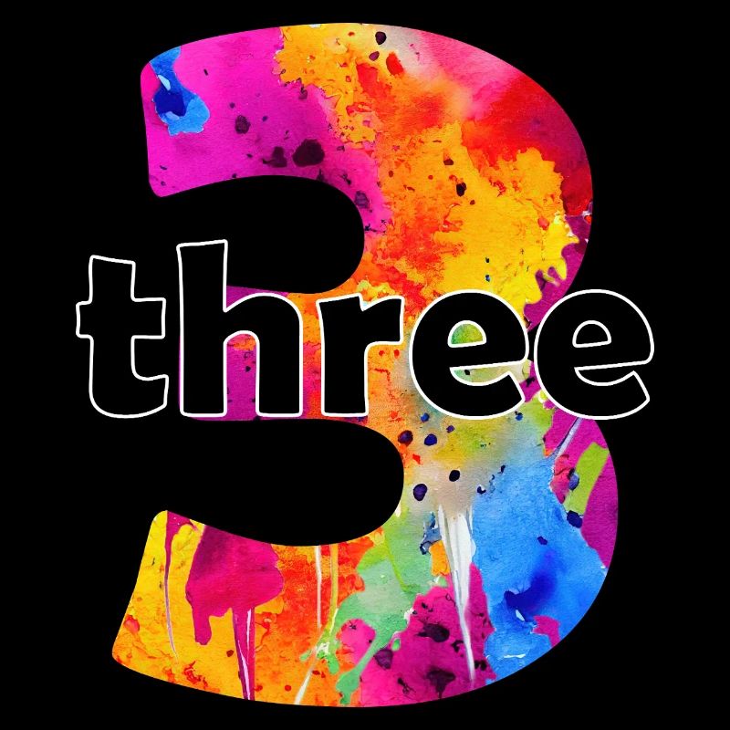 THREE 3 YEAR BOY 3RD BIRTHDAY