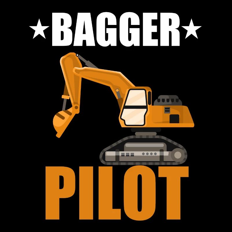Bagger Pilot Shirt • Baggern • Bagger Geschenk