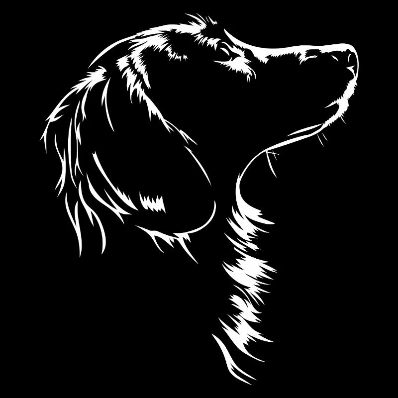 Teckel à poil long silhouette chien chien Wilsigns
