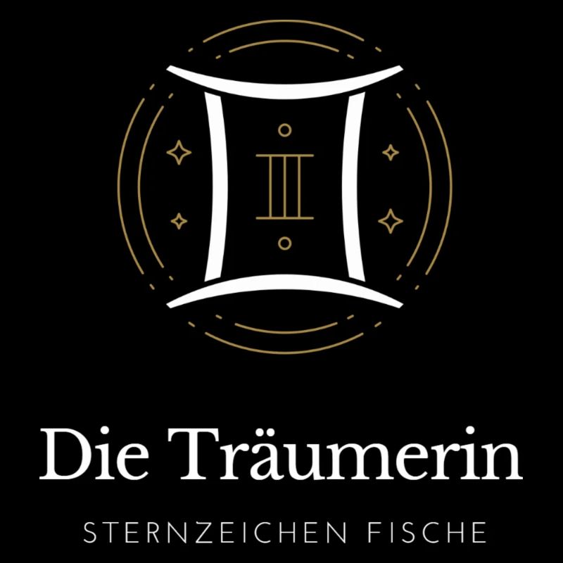 Pisces Träumerin Sternzeichen Muster