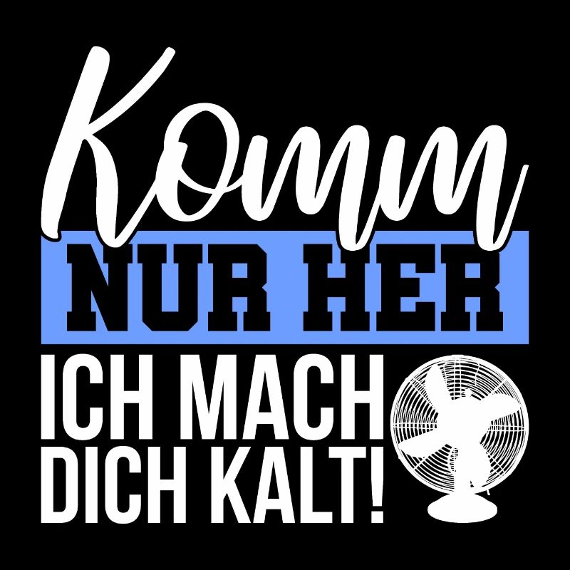 Lustiges Sommer Hitze Ventilator Geschenk