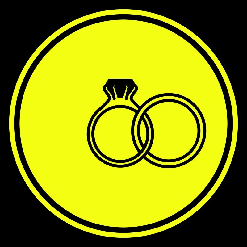 Wedding rings symbol