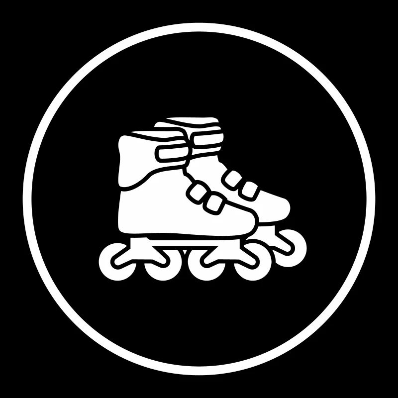 Inline skates symbol
