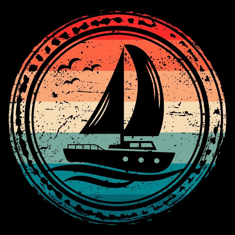 Sailboat Boating Vintage Sailing Sailor