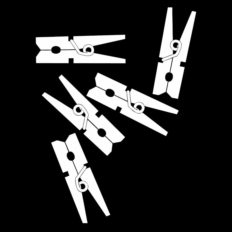 Clothespins white