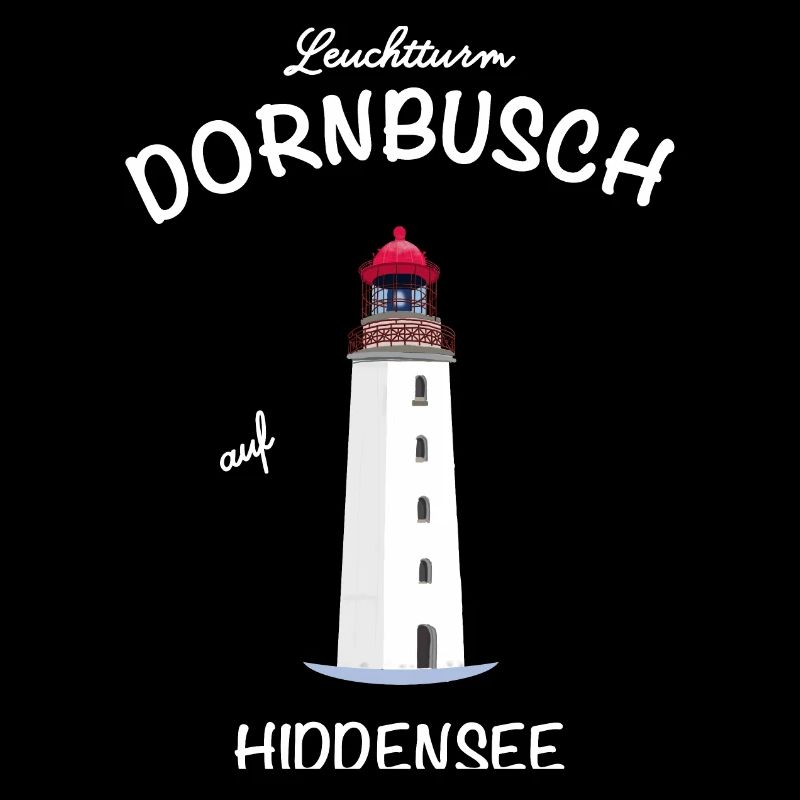 Leuchtturm Dornbusch auf der Insel Hiddensee