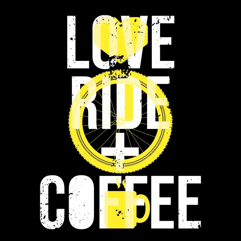 Love Ride Coffee Graphic Design Cycling Enthusiasts