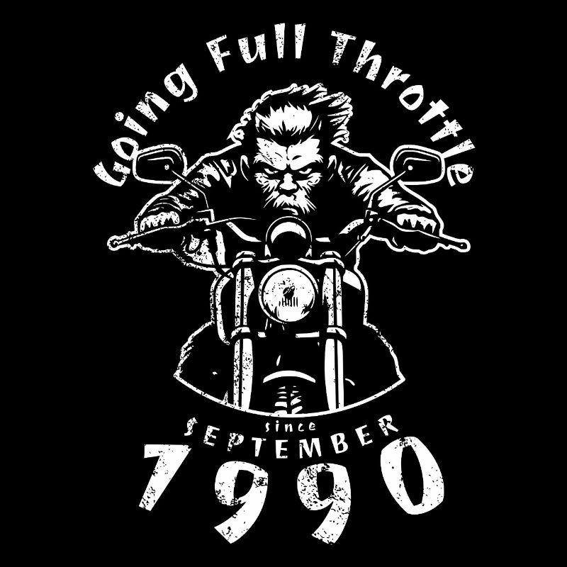 35. Geburtstag Going Full Throttle Since 09/1990