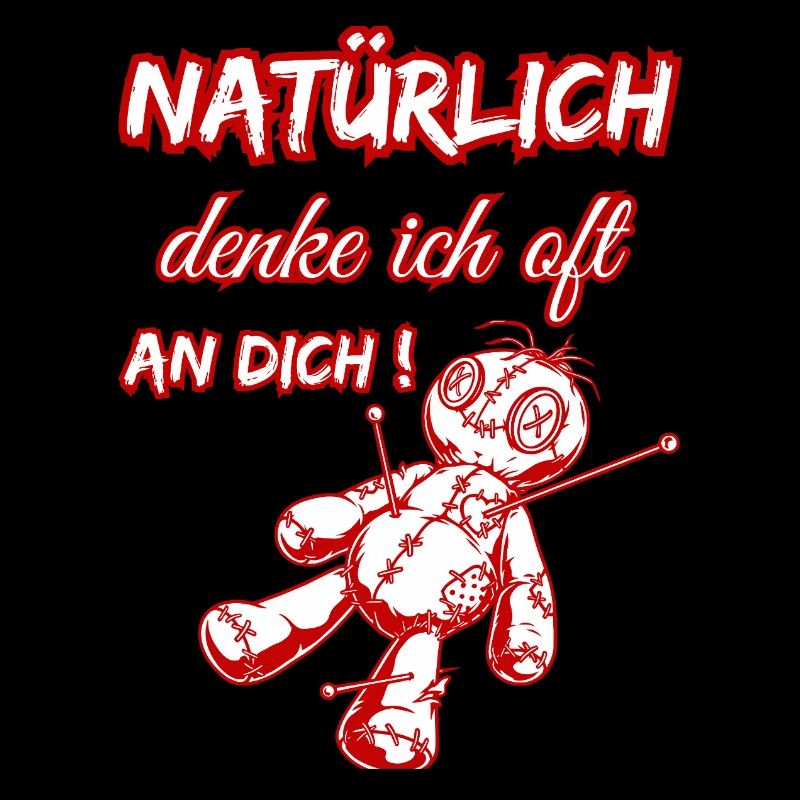 Natürlich denke ich oft an dich! - Voodoo Puppe