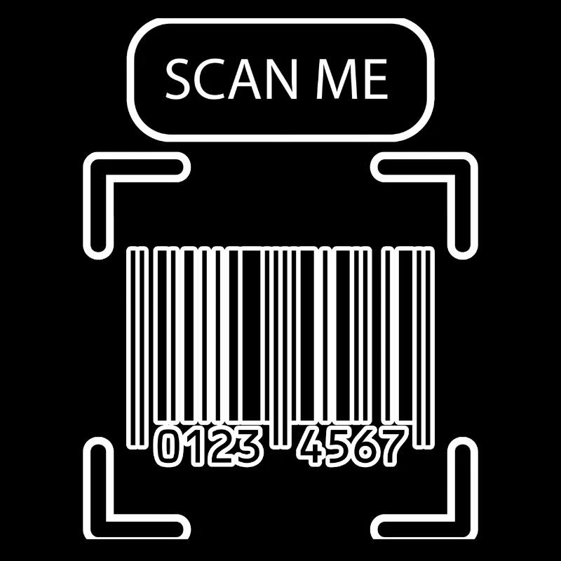 SCAN ME Barcode Funny Design
