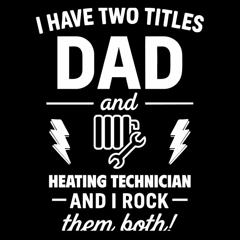 Dad Heating Technician Christmas Fathers Day Gift