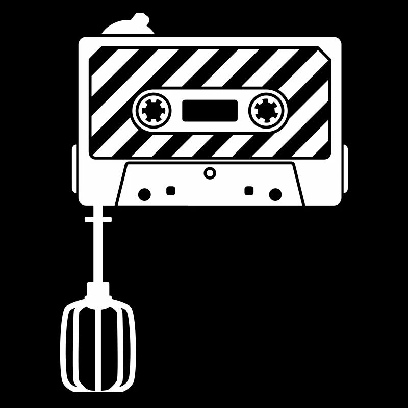 Mixtape vs. Mixer – Cassette musicale rétro DJ