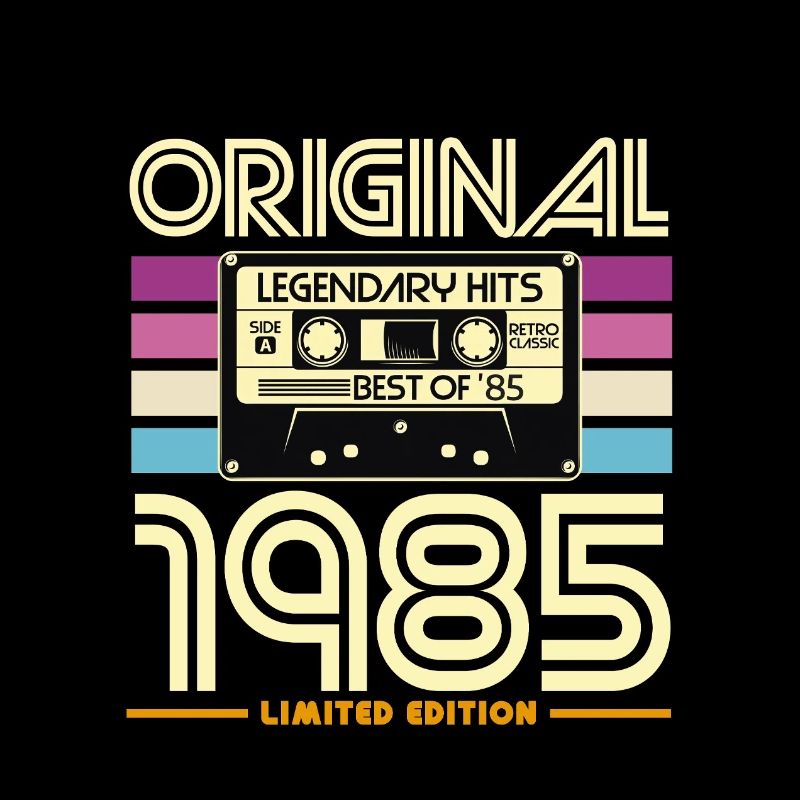 Original 1985 Cassette Retro Tee