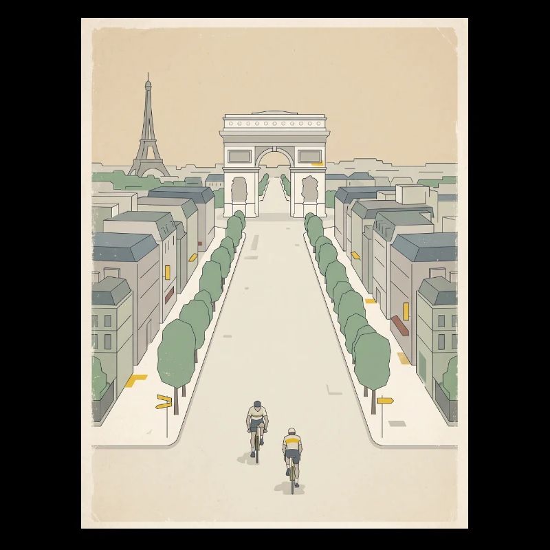 Paris Finish — Cycling Memory