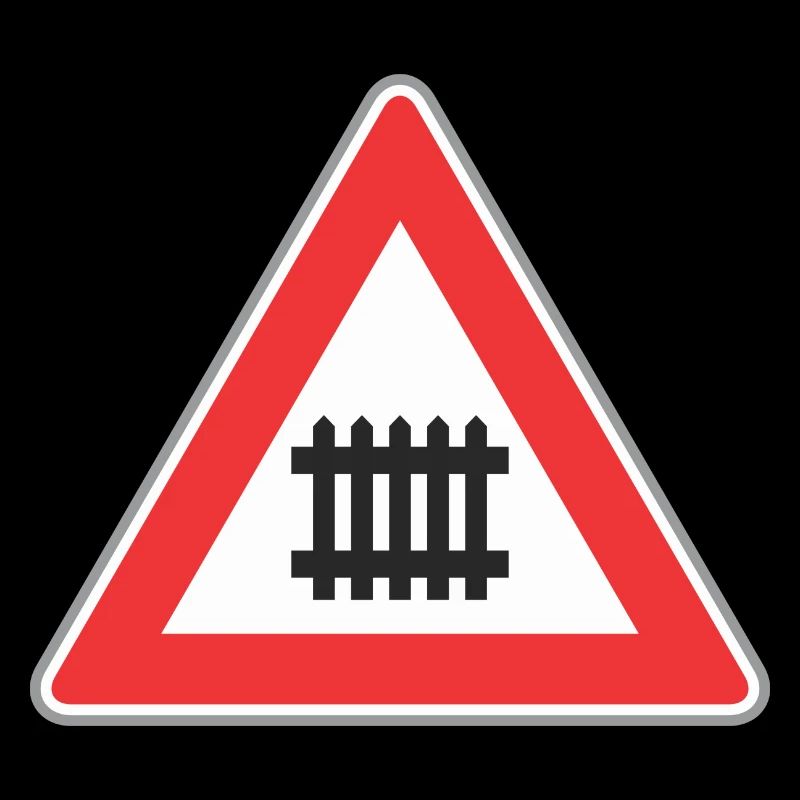 Route façon signe de train