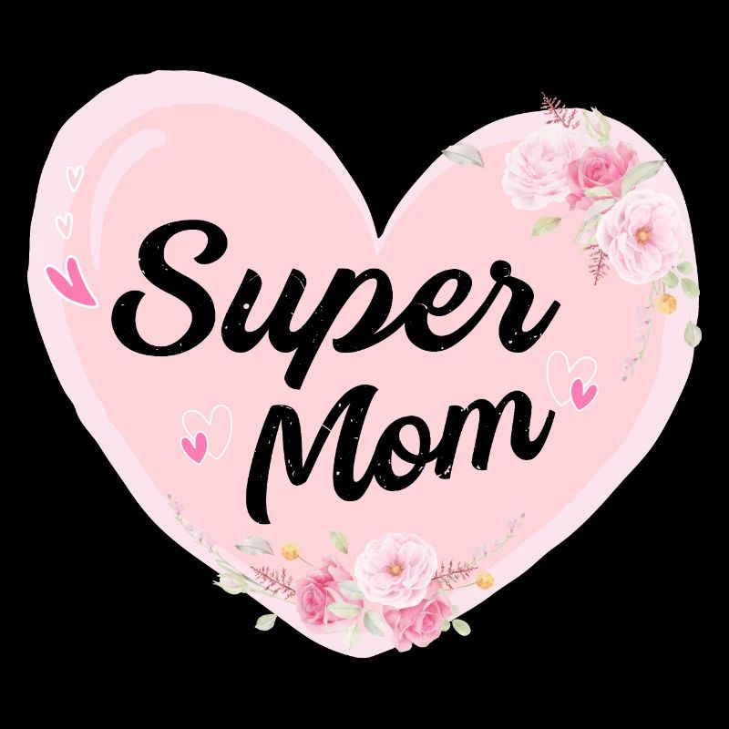 Super Mom typography design!