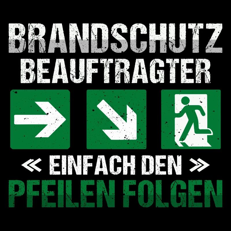 Brandschutzbeauftragter Brandschutz Pfeile