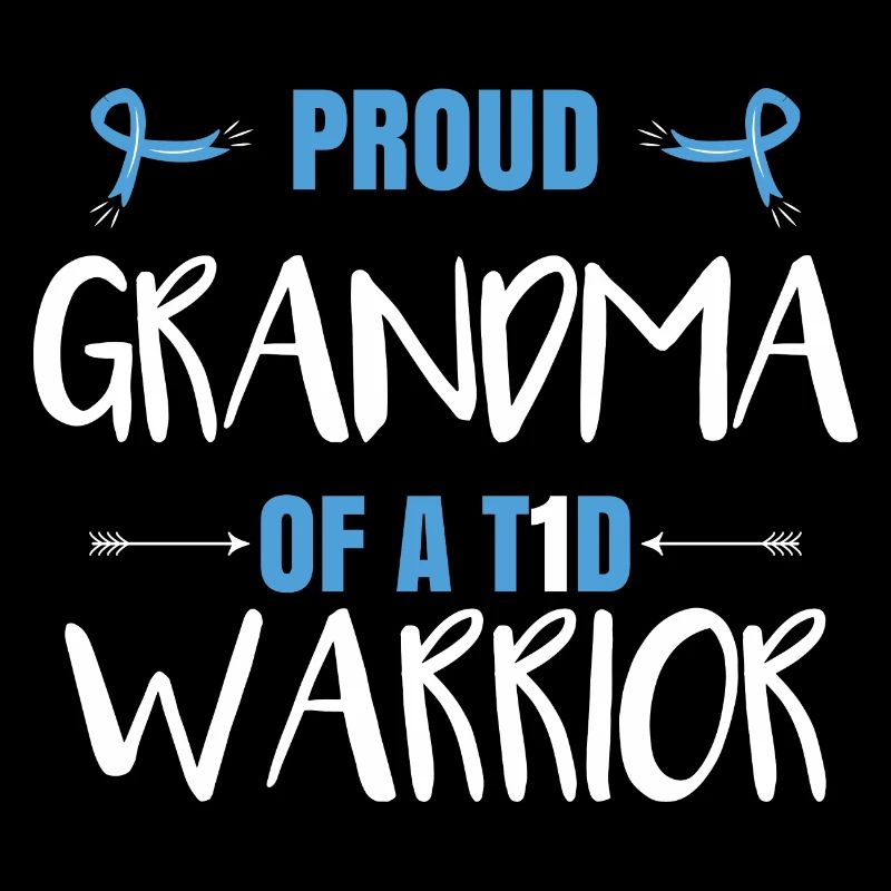 Stolze Oma eines T1D-Kriegers