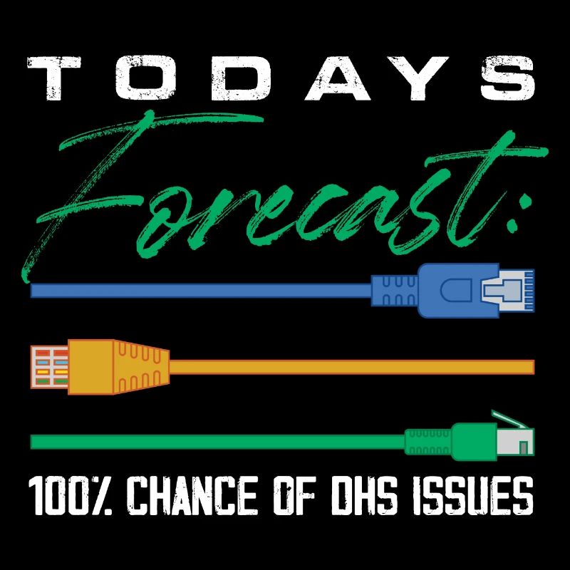 todays forecast 100 chance of dhs issues Design