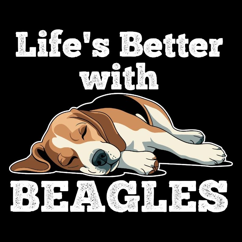 Das Leben ist besser mit Beagles
