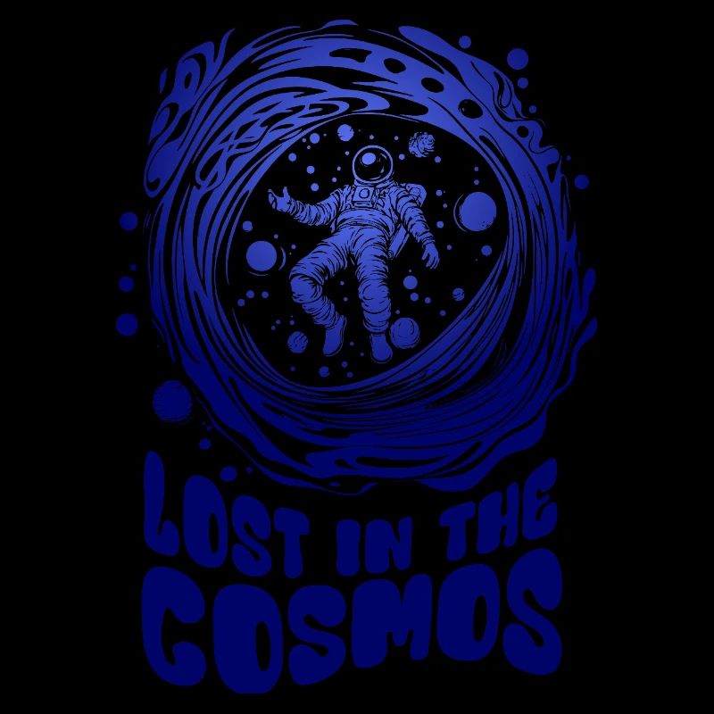 Perdu dans le cosmos - Astronaute - Espace