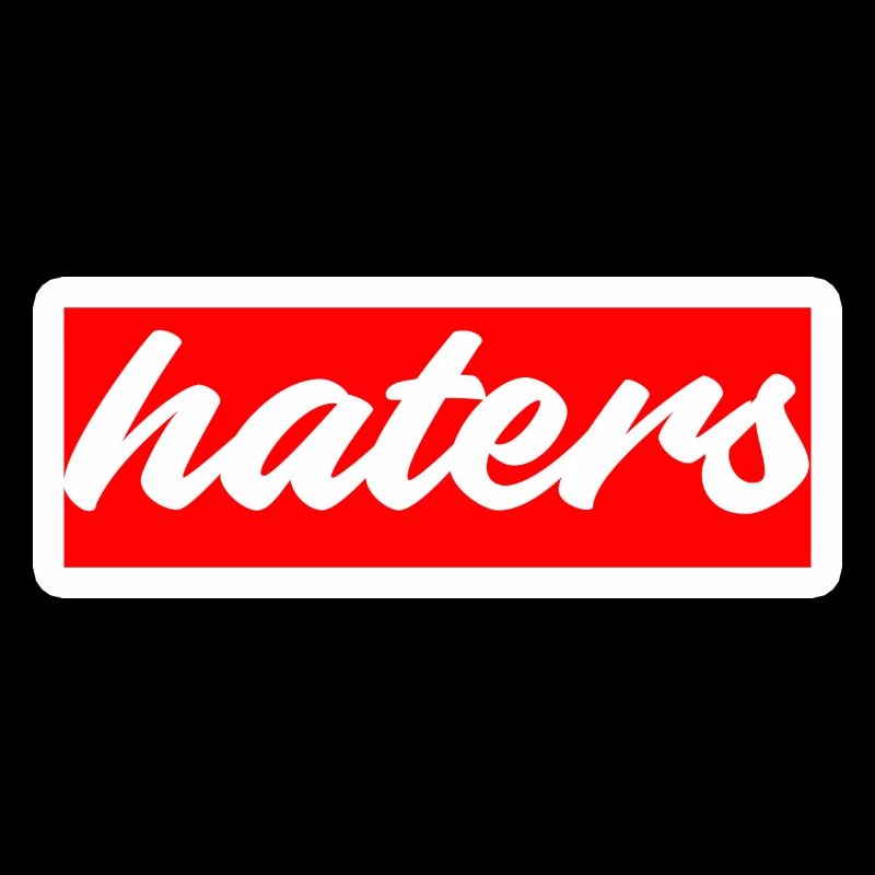 hater haters hass enemy hate enemy shirt cap on