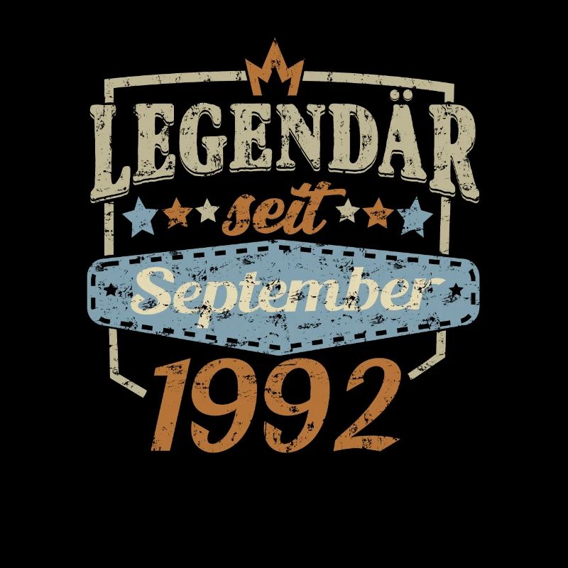Geburtstag Legendär seit september 1992