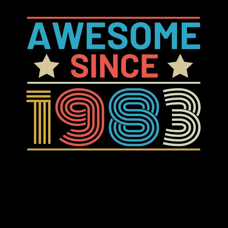 1983 Anniversaire Rétro