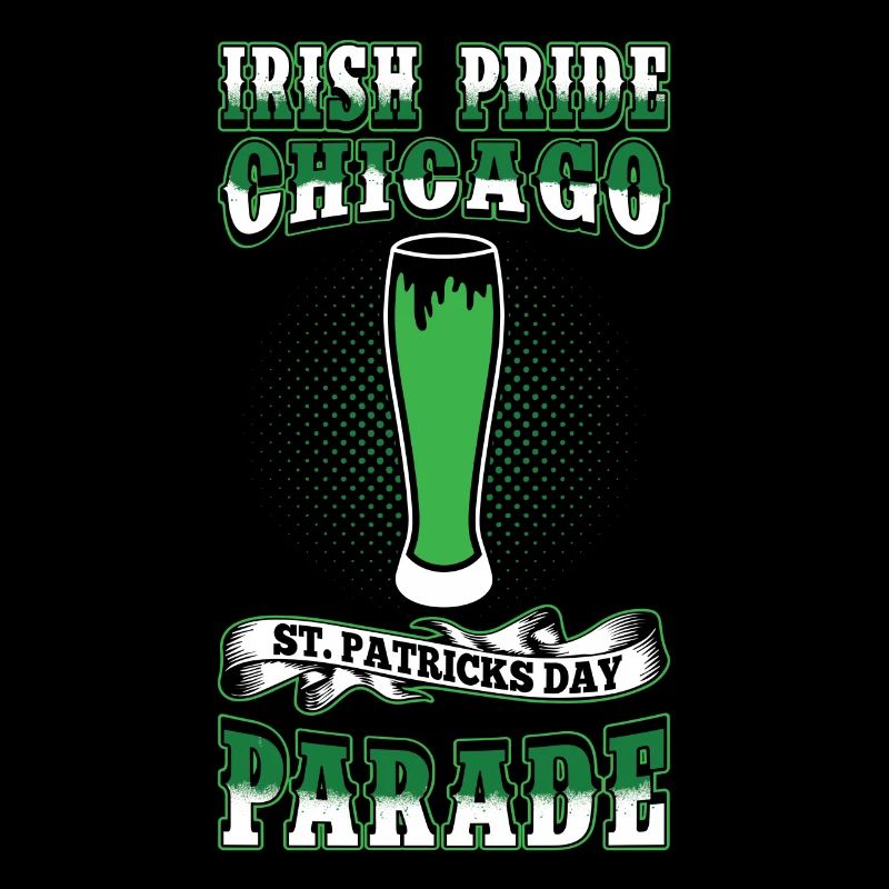 Parade-Bier des irischen Stolz-Chicagos St. Patricks Tages
