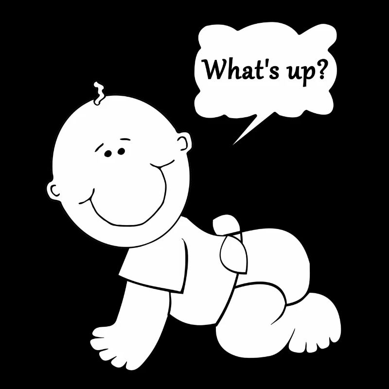 Quoi de bébé Up? Shirts et plus ⓝDesigned par Nakos