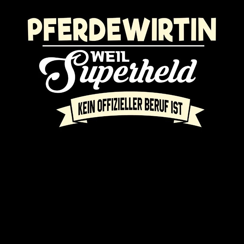 Superheld Beruf Pferdewirtin Geschenk Idee