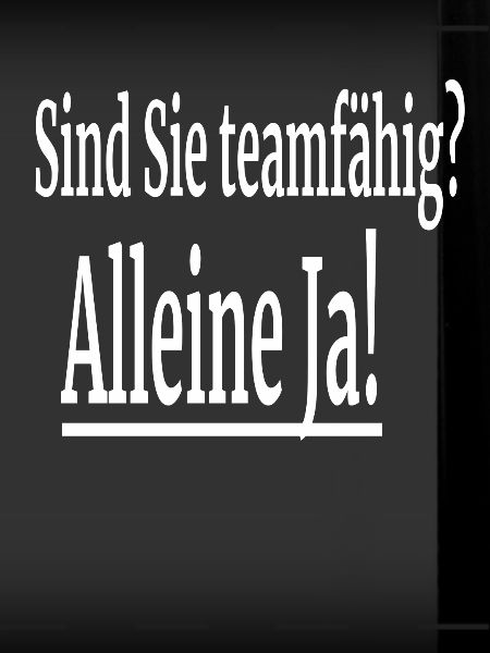 Witziger Spruch