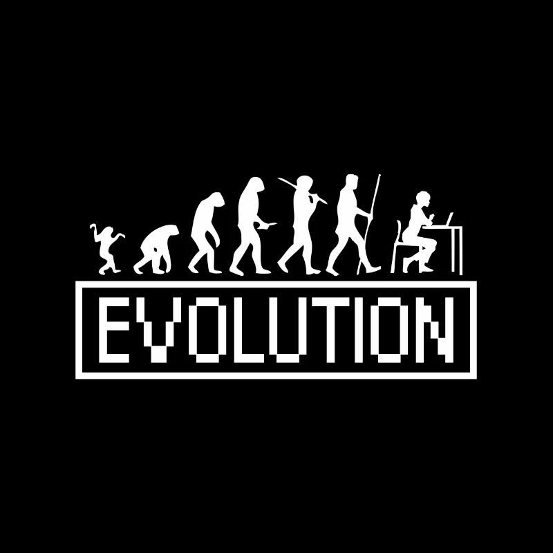 Evolution Computer Geschenk