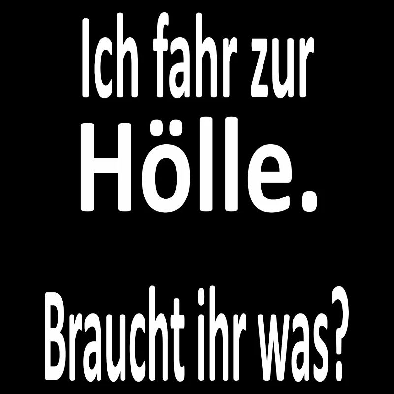 Go to hell- say, devil, fire, joke