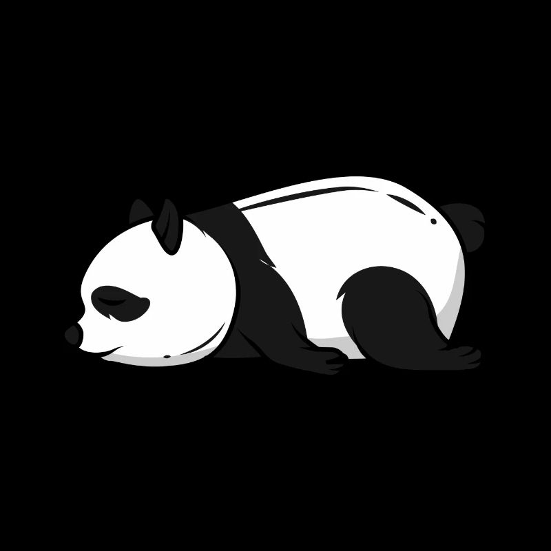 Sleep Panda Tired Sleeping Panda Nope