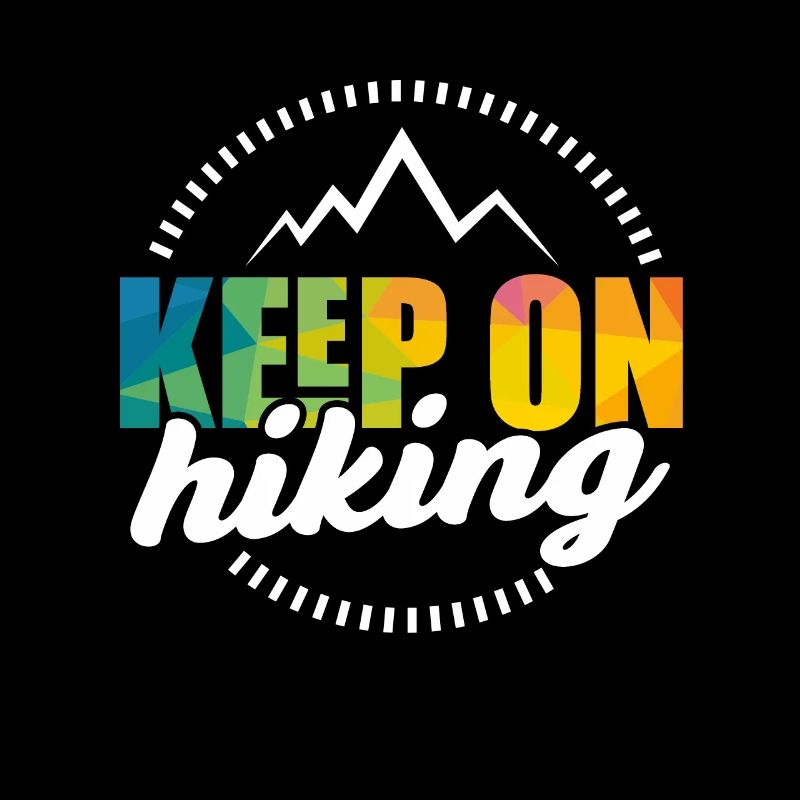 Supportive Keep On Motivational Hiking