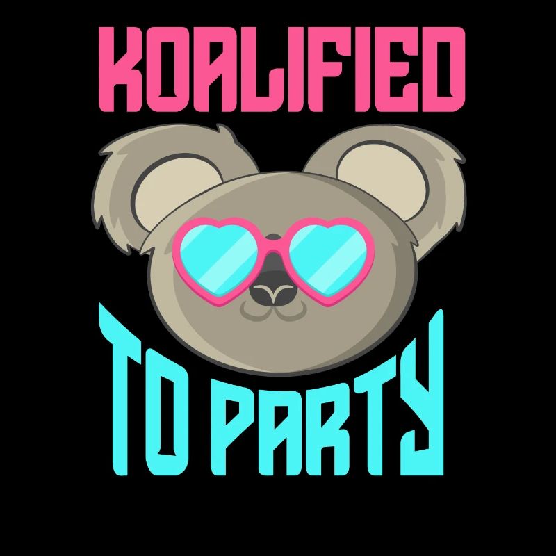 Mignon koala graphique Australie rétro fête