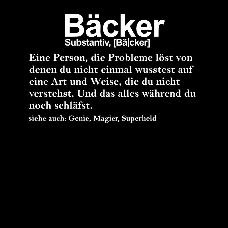 Bäcker