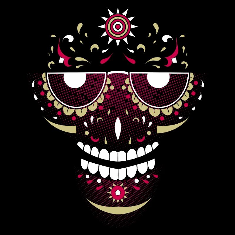 Lächelnder Schädel