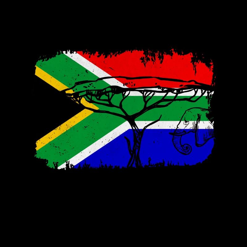 Südafrika Flagge