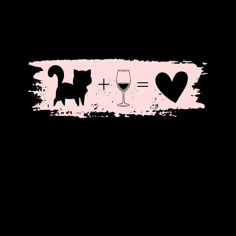 Chat vin coeur