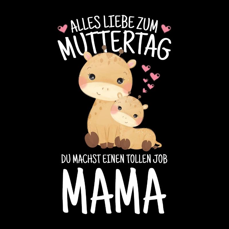 Muttertag Mutter Mummy Erster Giraffe Geschenk
