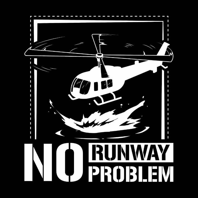No runway no problem helicopter