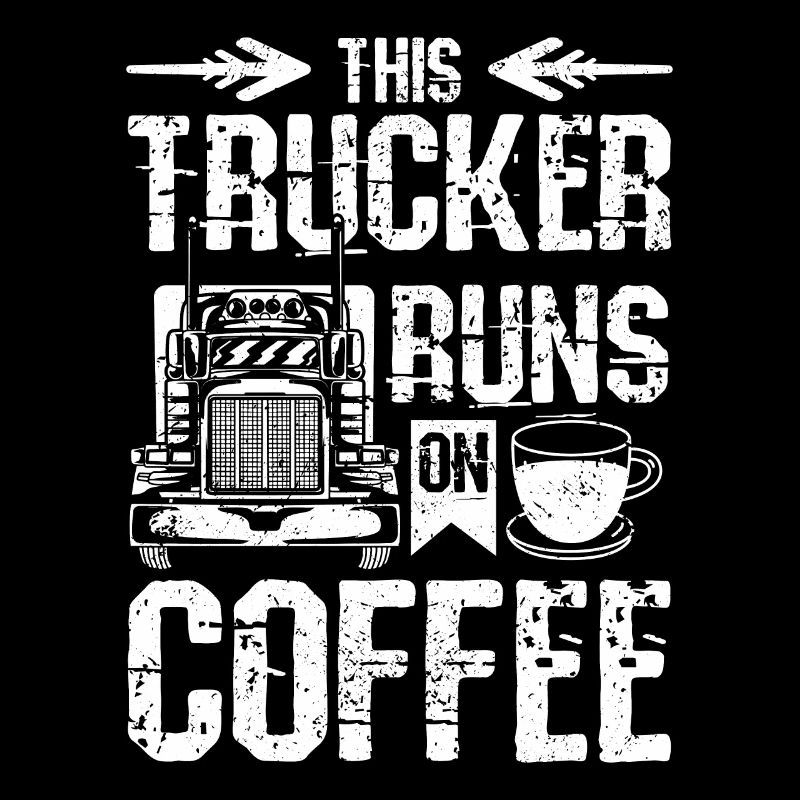 This trucker runs on coffee