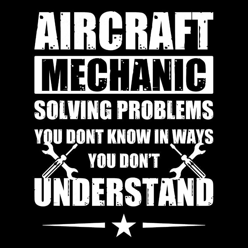 Flugzeugmechaniker Mechnaiker Held Flugzeug
