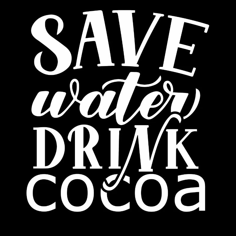 Ich bin heißer Schokoladentrinker Choco Drink