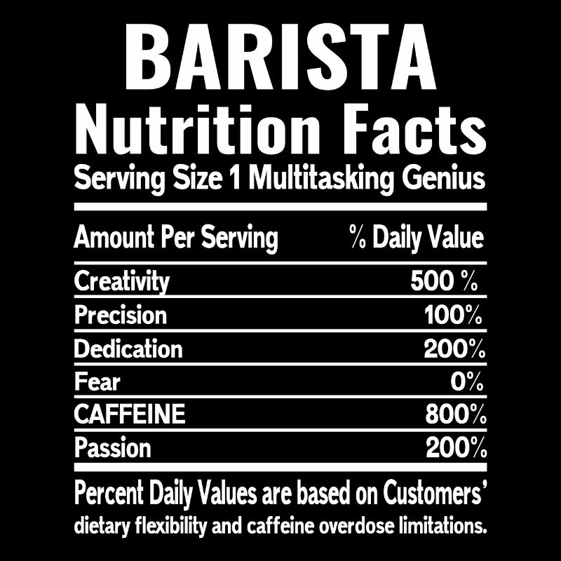 Stolzer Barista Beruf Kaffee Catering Espresso