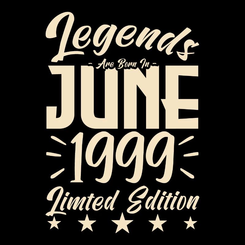Geboren Juni 1999 Geburtstagsgeschenk 1999.