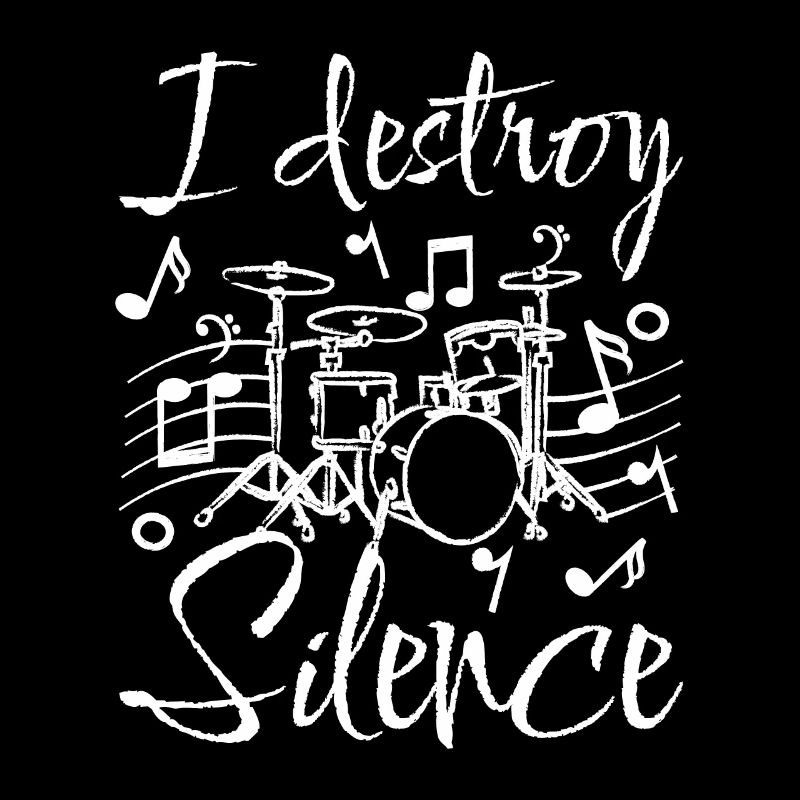 I destroy silence drummer