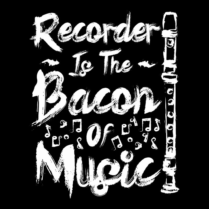La flûte à bec est le bacon de la musique